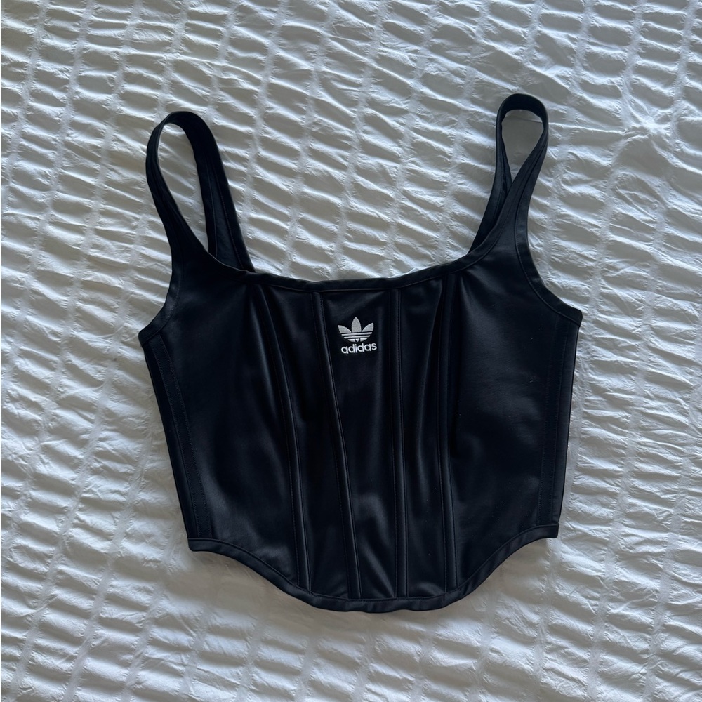 Adidas Black Fitted Top